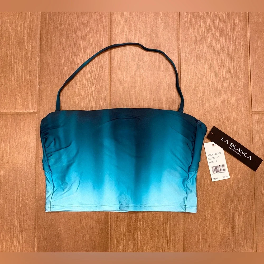 La Blanca Ocean Oasis Bandeau Midkini Bikini Top